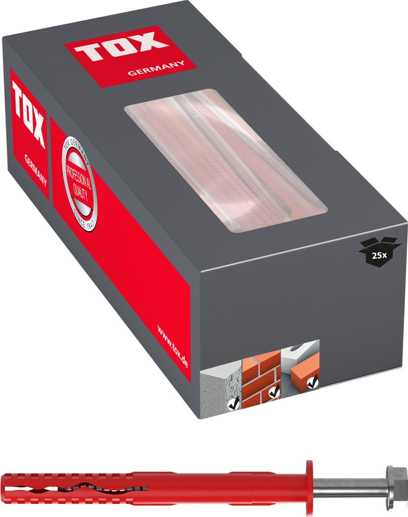 TOX Rahmendübel Fassad XL 14x220 mm / innen und außen