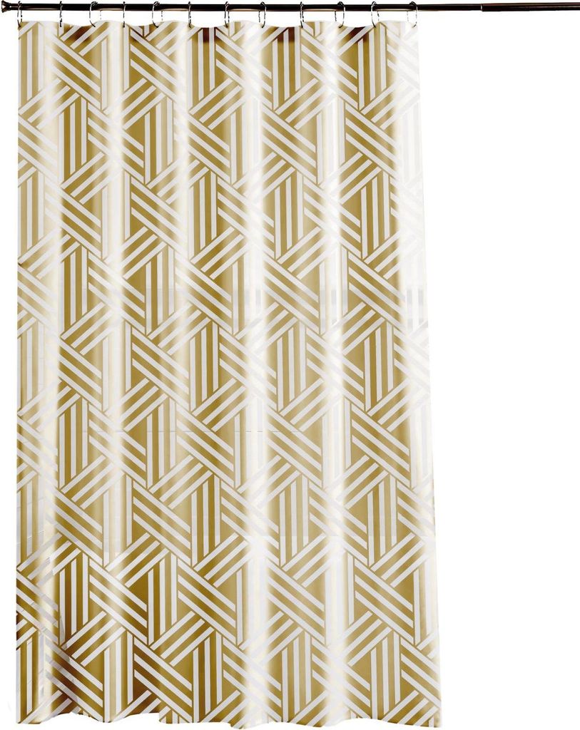 Peva Gold Duschvorhang Rechts 1 180X200