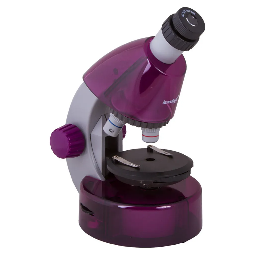 Microscope monoculaire enfant LabZZ M101 : loupe binoculaire éducative violet - 11