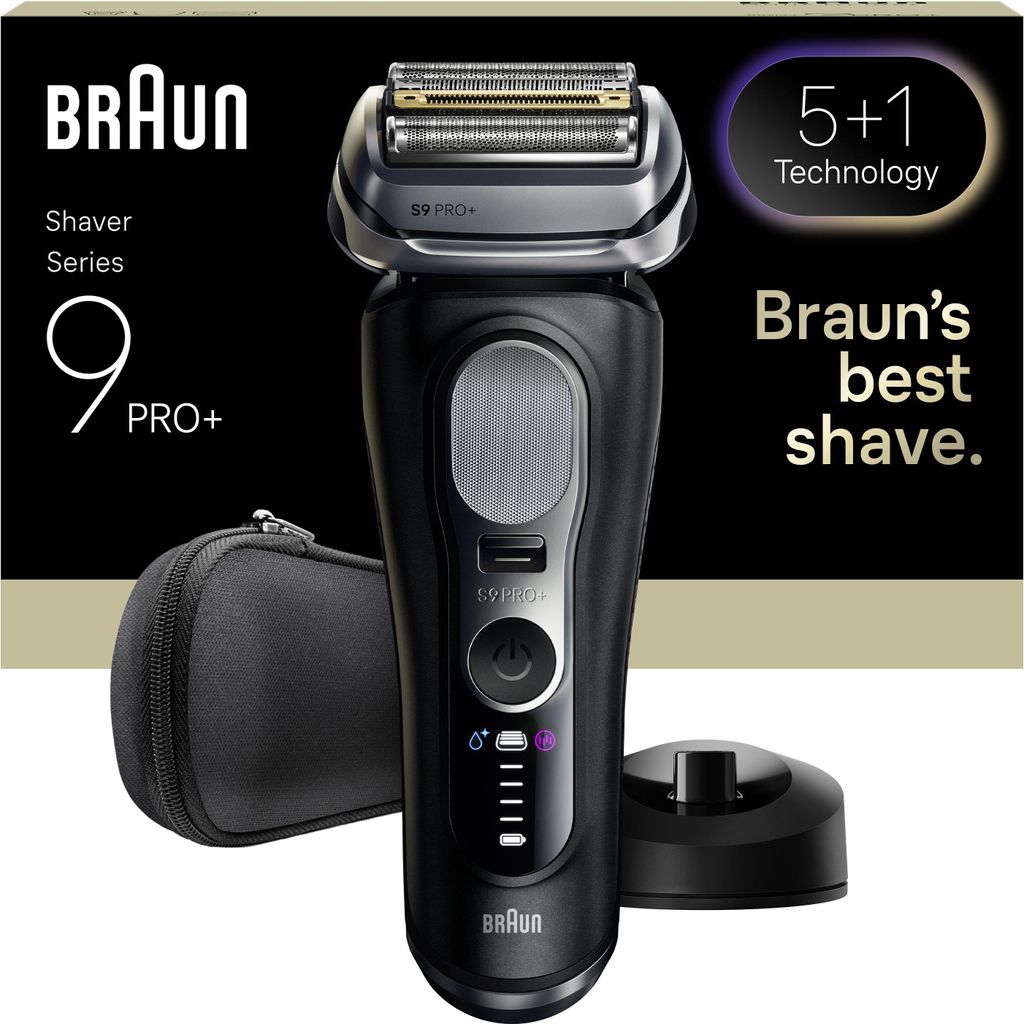 Braun Series 9 Pro+ 9610S, Folienschaber, Schwarz, Tasten, Produktbild 