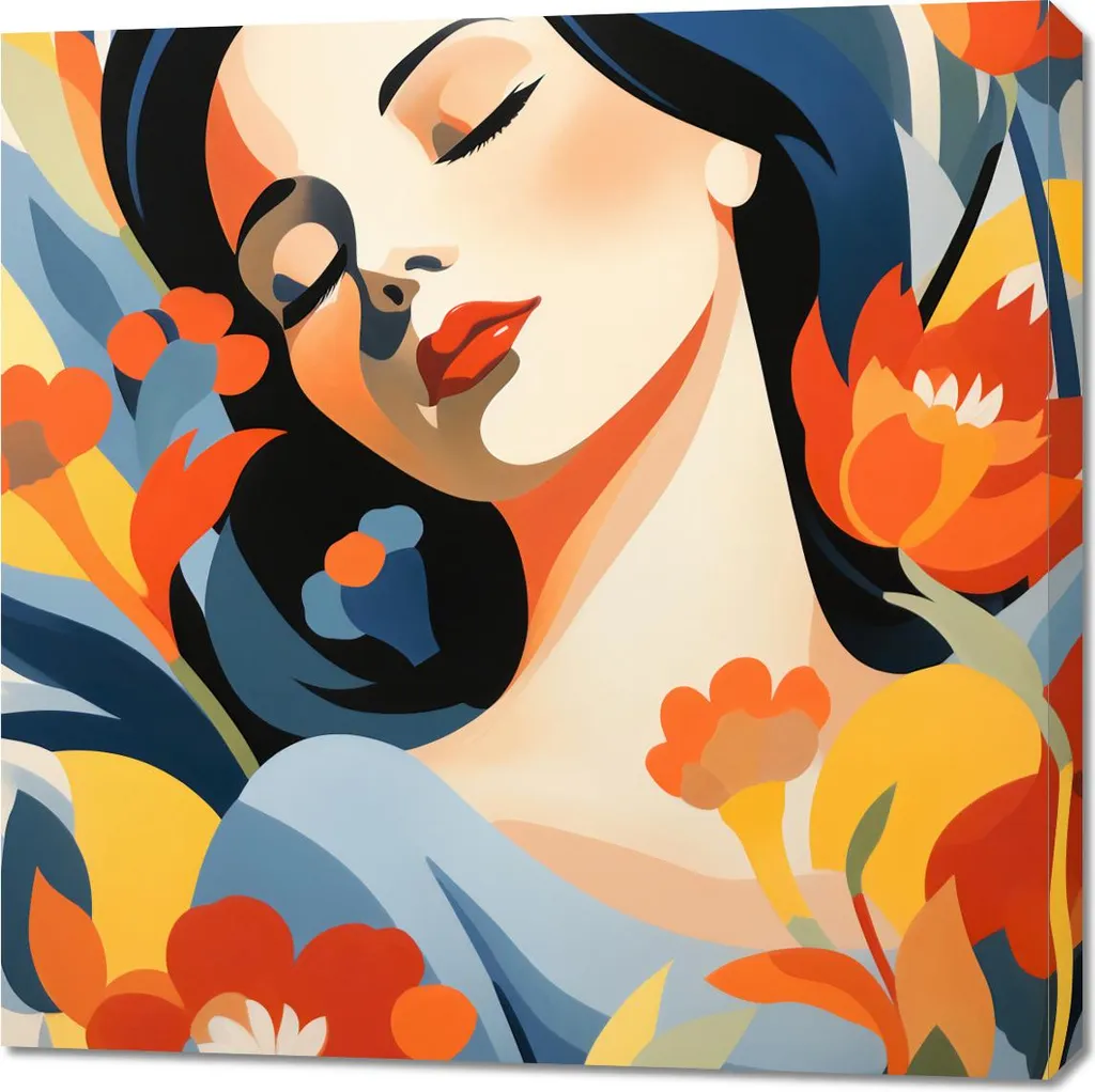 Décoration Murale Salon Image 90 x 90 cm Attraction Style Intérieur