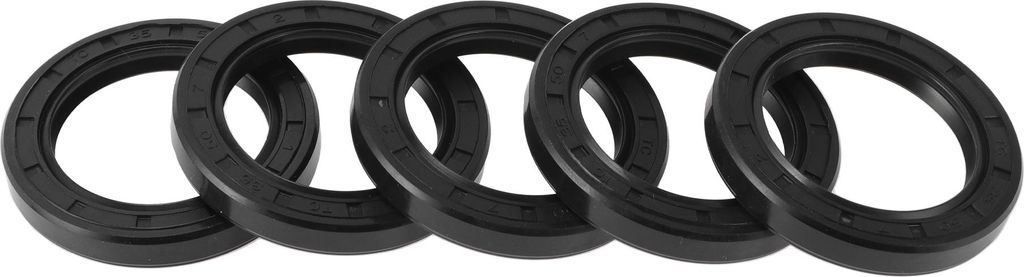 5 Stück Drehwellendichtung Hochdruck-Öldichtung 35x50x7mm Schwarz Nitril 70 Durometer Gummi