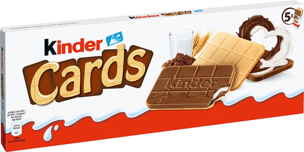 kinder 6584 kinder Cards Kekse 5 St. Immagine del prodotto 