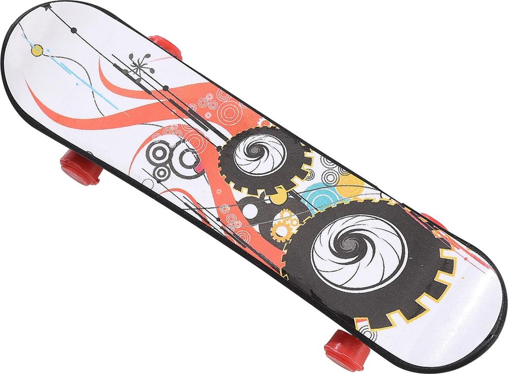 Fingerboard für Kinder - Farben & Muster variieren, Mini-Skateboard - Kreativspielzeug, Geschicklichkeitstraining & Sammelspielzeug
