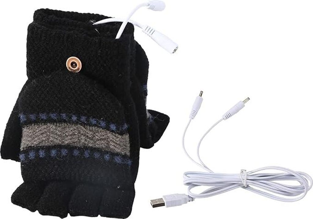 USB-beheizte Handschuhe, Uni-Damen & Herren Produktbild 