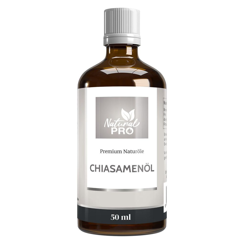 Chiasamenöl | hochdosiert, kaltgepresst & unraffiniert | Produktbild 