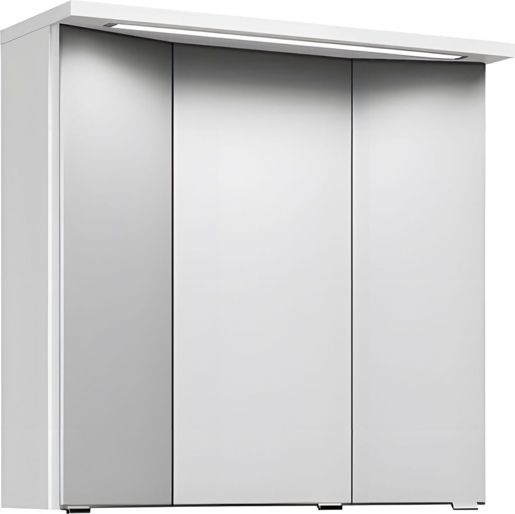 PELIPAL TRENTINO 770/800 Spiegelschrank 3D / Weiß / LED-Leuchte / 75 x 72 x 20 cm / EEK: A++