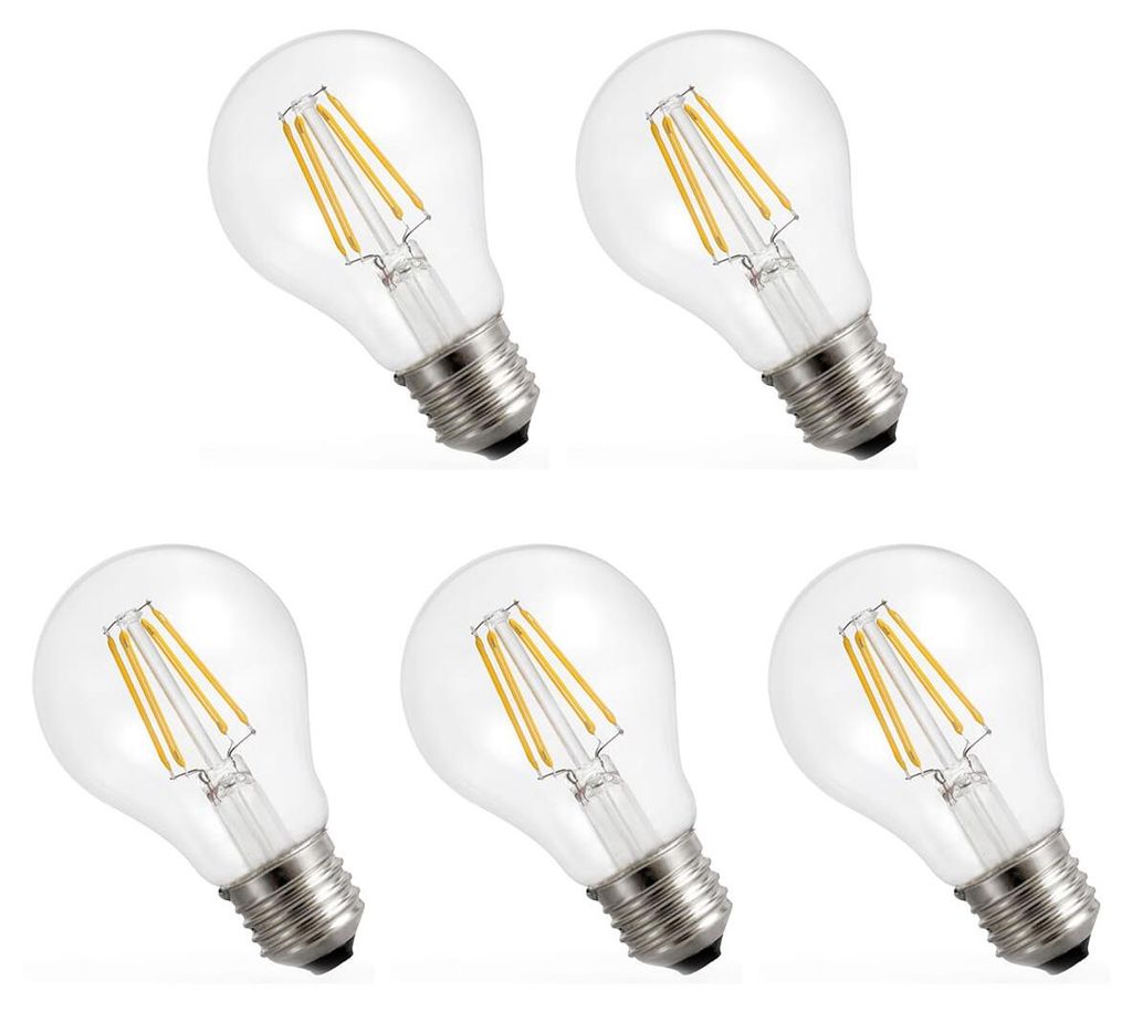 Spectrum E27 LED Lampe 4W 450lm 2700K Warmweiß 230V 5 Stück