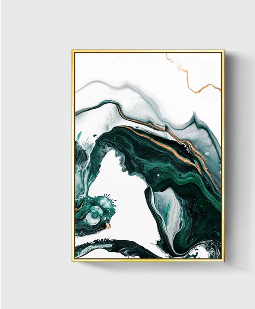 TPFLiving Kunstdruck LW-43 (OHNE RAHMEN) Poster - Leinwand - Wandbild - Hochauflösender Giclée-Druck, langlebig und hochwertig - Nordic Art - Abs...