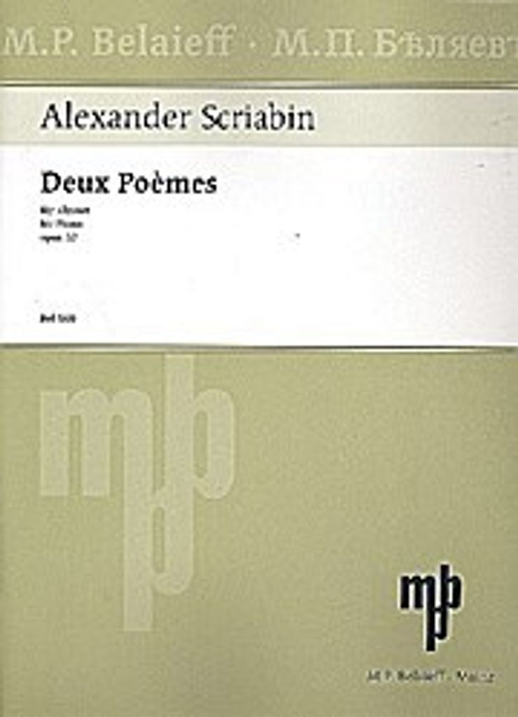 2 Poèmes op.32 : für Klavier