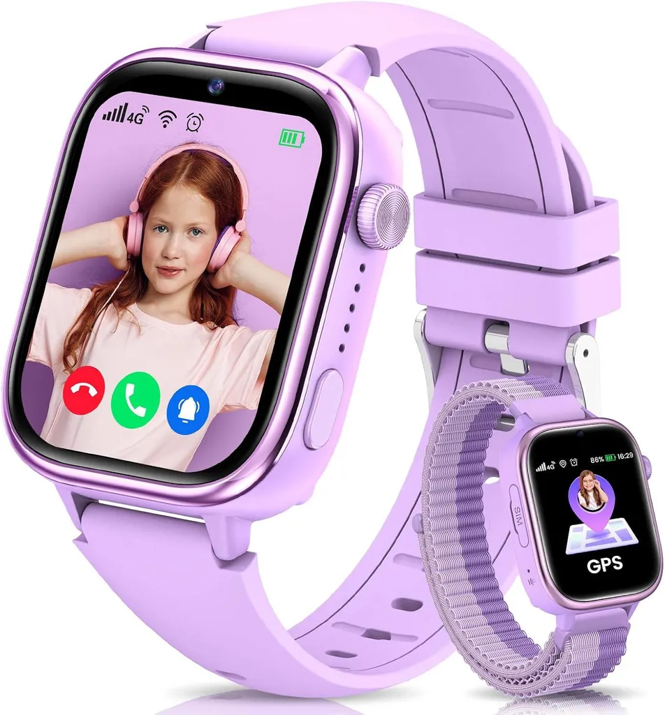 Smartwatch 4G Bambini: Il Gadget Tech per Piccoli Esploratori GPS SOS