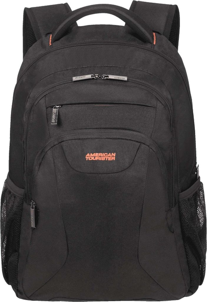 American Tourister At Work Laptop Backpack 17,3 Black/Orange Weichgepäck 88529-1070