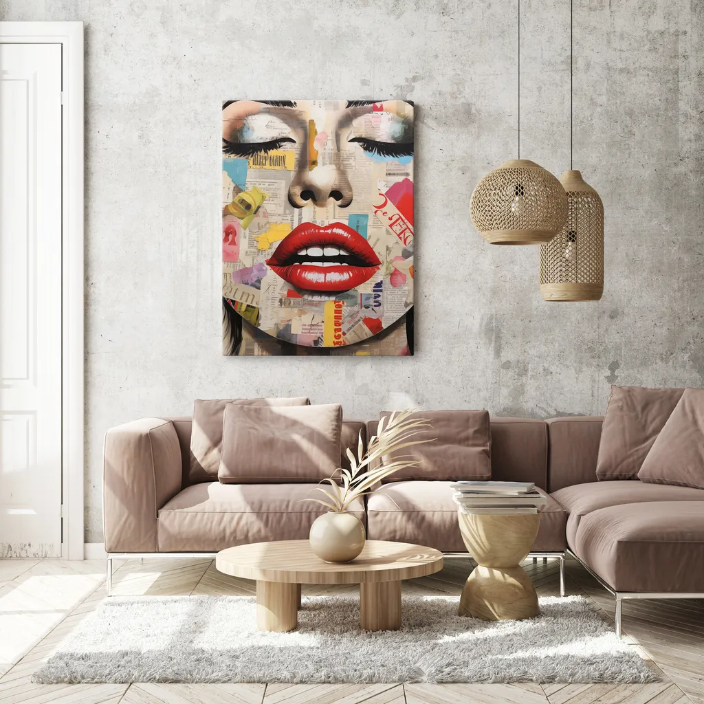 Stampa artistica ad olio su tela con cornice HD, decorazione da parete da donna