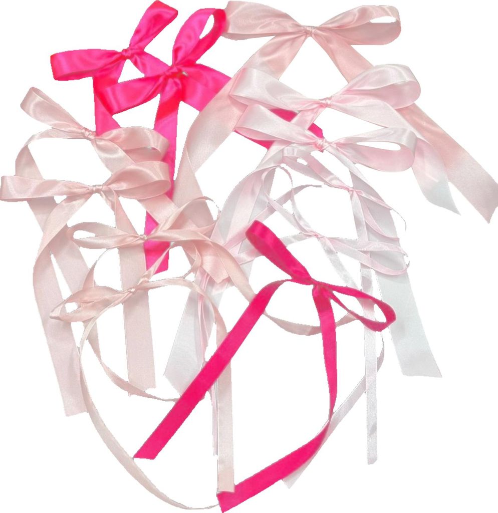 Bandschleife Wandkulisse Rosa Blau Weiß Satinschleife WandNachbildungation für Brautparty Hochzeit Junggesellinnenabschied Geburtstag Babyparty N...