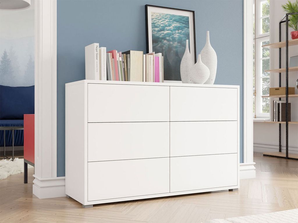 Commode avec tiroirs FILA – blanc Image du produit 