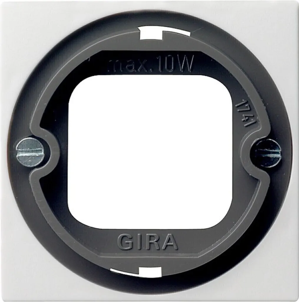 Anneau de support pour signal lumineux Gira Système 55 blanc pur éclat