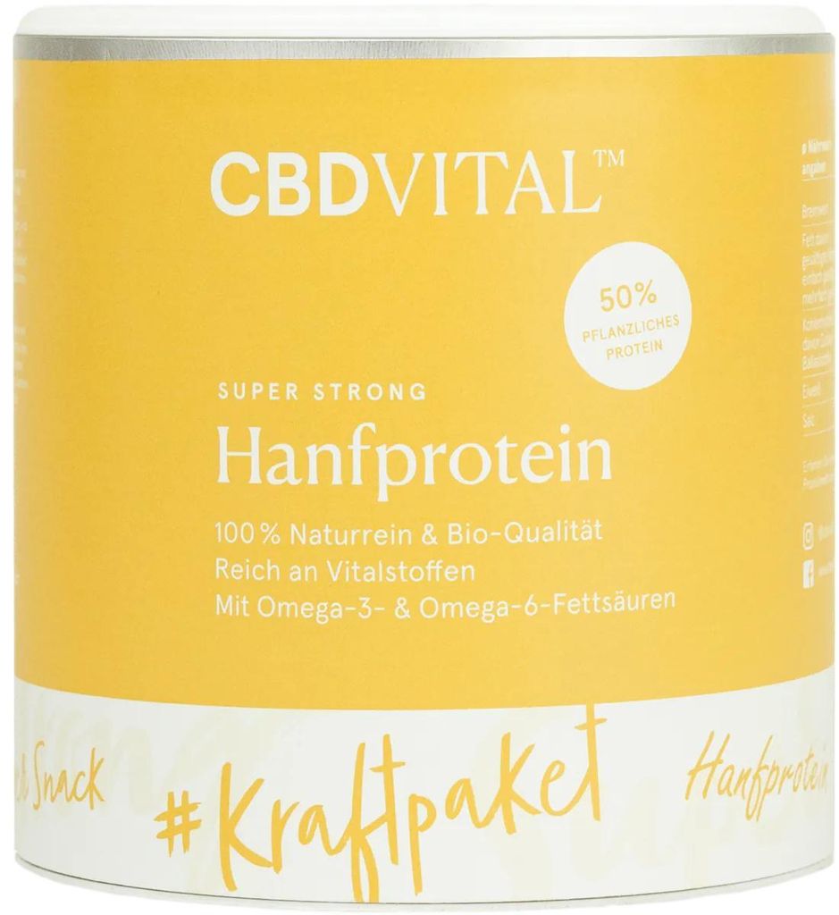 Hanfprotein | Super Strong | 250g, vegane Proteinquelle | 100% Naturbelassen