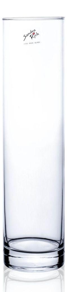 Glasvase "Cyli HC" Ø 6cm x 25cm | Zynlindrische Vase Produktbild 