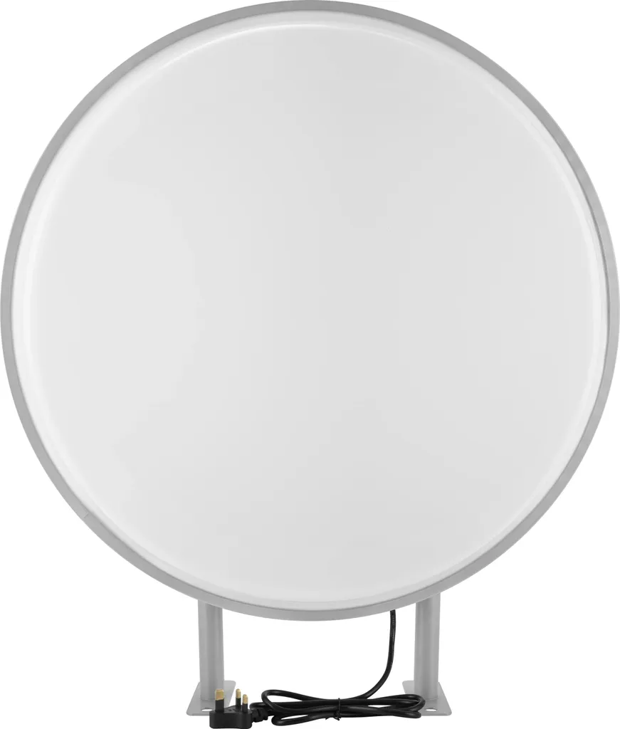 Caisson publicitaire LED étanche 60cm avec bras de fixation renforcé - 11