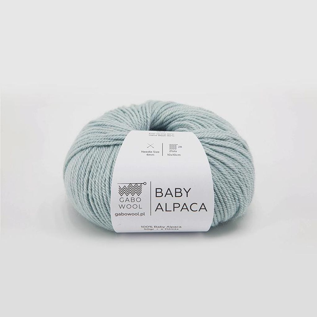 Włóczka Gabo Wool Baby Alpaca AZ8117 / akwamaryna Zdjęcie produktu 