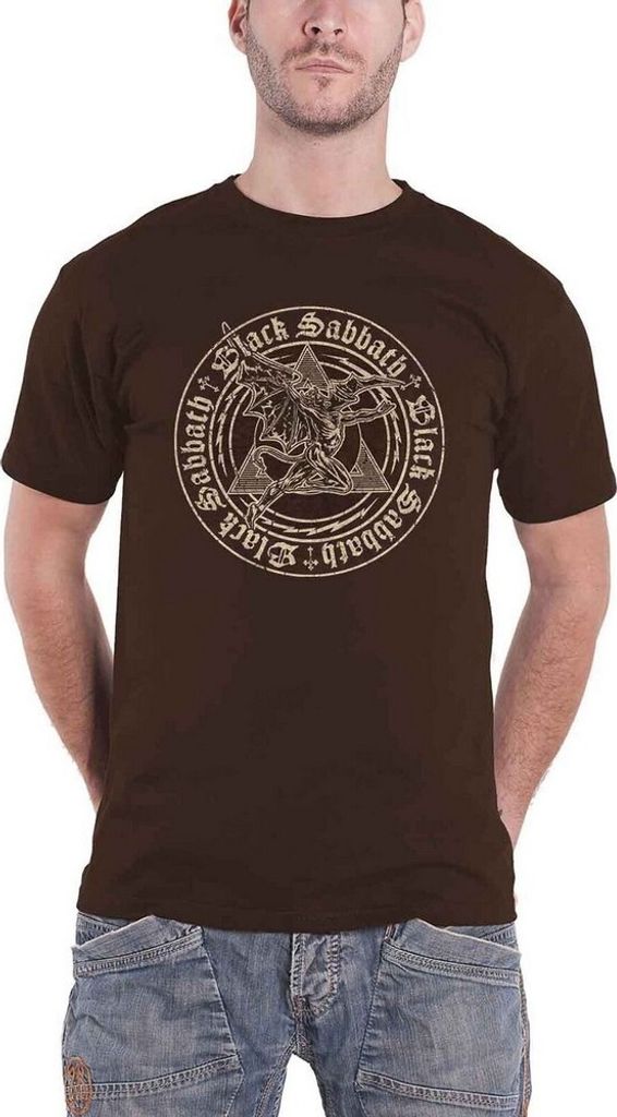 Black Sabbath - "Henry" T-Shirt für Herren/Damen Uni RO4478 (XXL) (Schokoladenbraun)