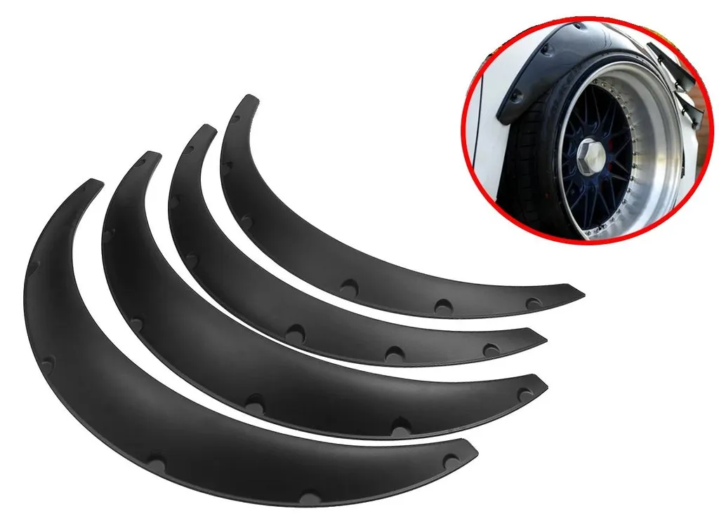 Extensions d'ailes universelles en PU flexible pour voitures et SUV