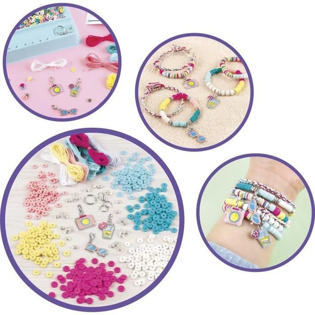 Make It Real 1329 Braccialetti Fashion Rigidi con Perline, Fai da Te
