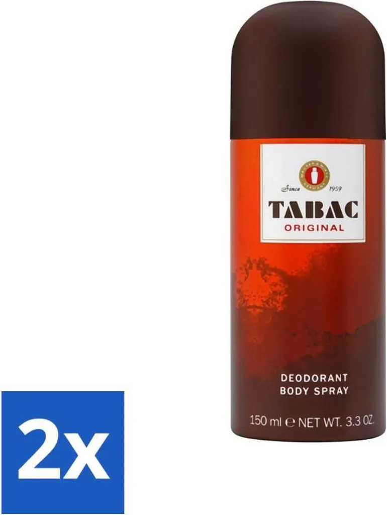 Tabac Original Deodorante Spray Corpo 150ml - Confezione 2x Risparmio
