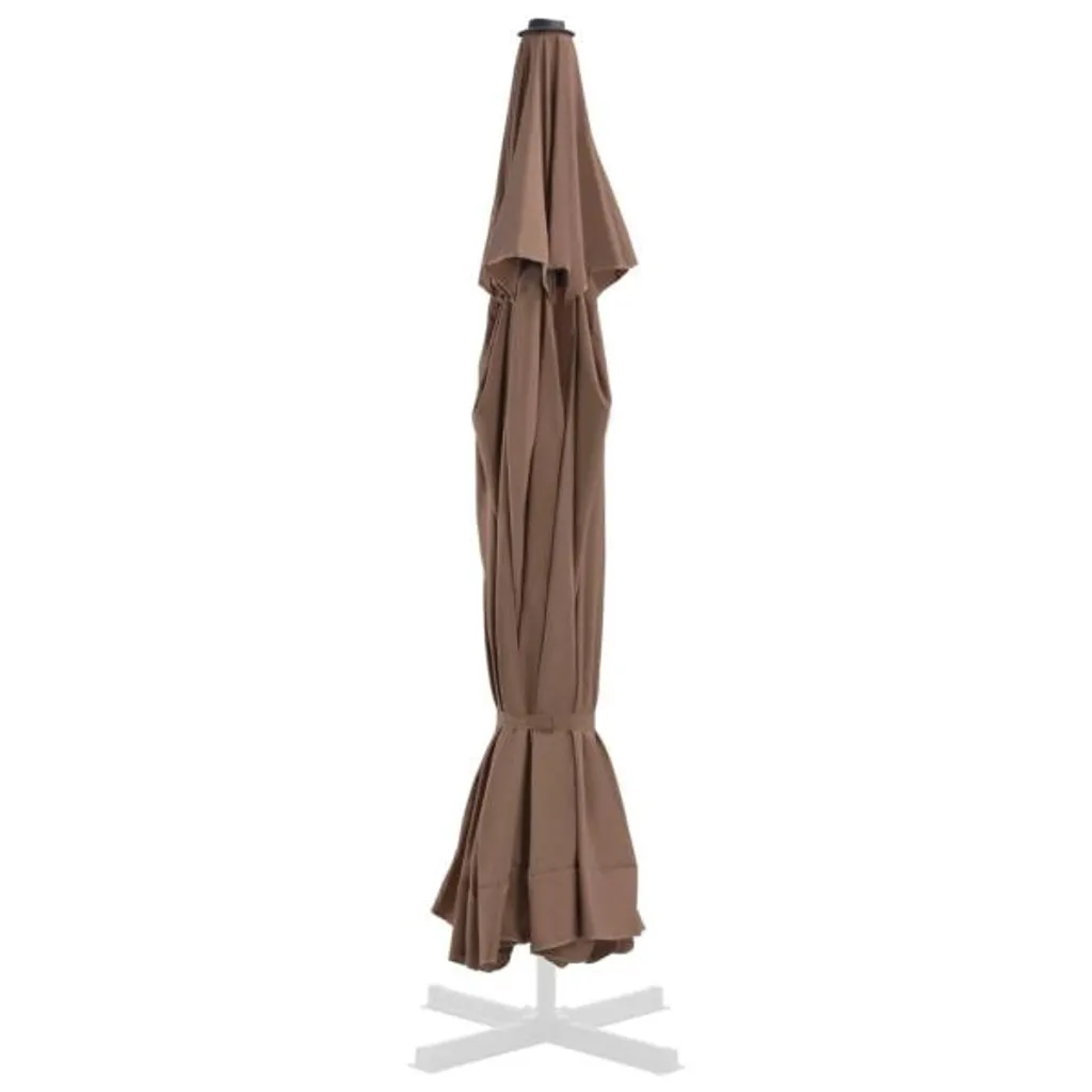 Housse pour parasol 515 cm sable - Tissu résistant aux UV et durable