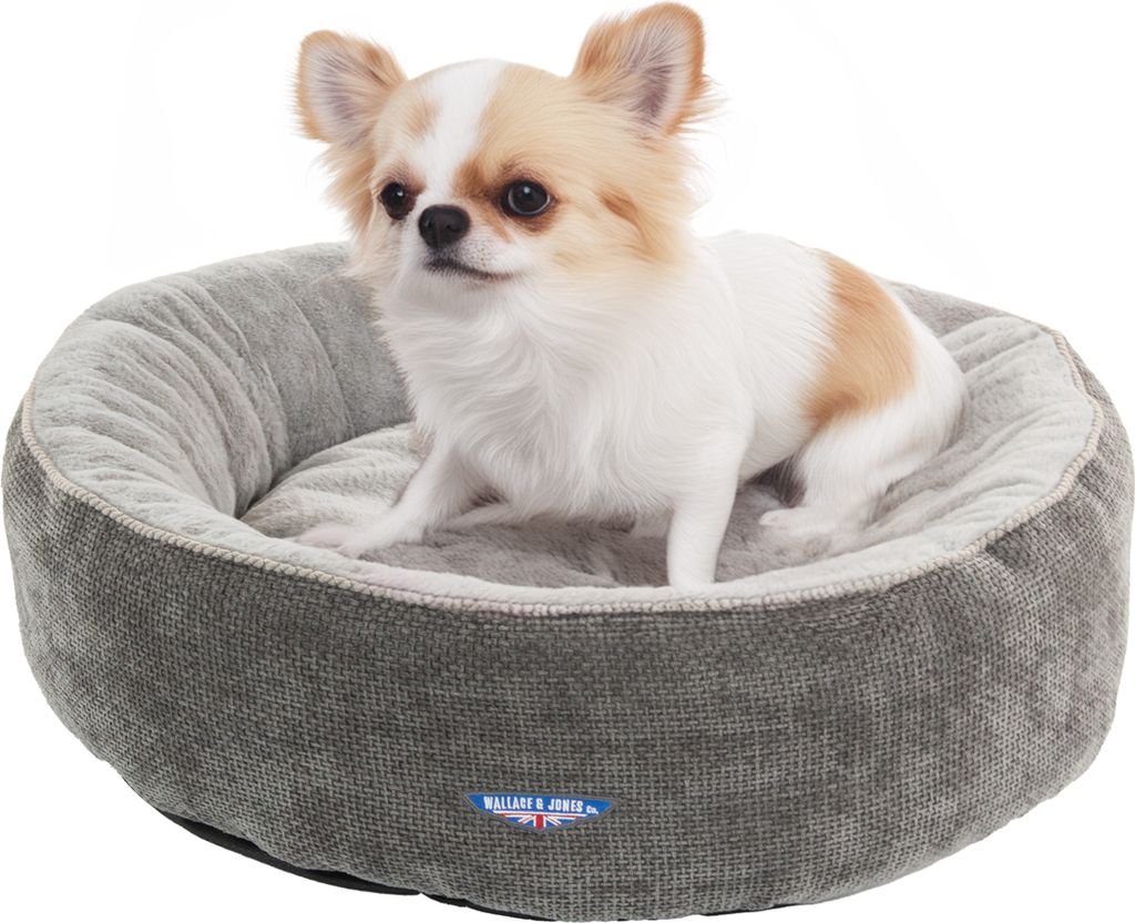 Hundebett Balmoral · Grau · S · 51 x 51 x 15 cm Produktbild 