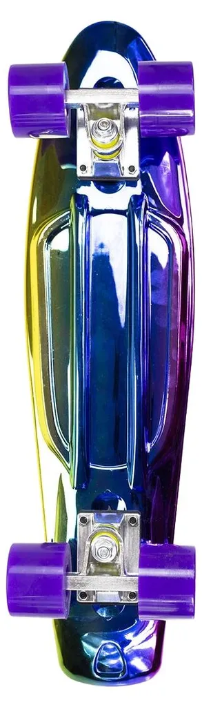 Pennyboard Rainbow Electrostyle - Skateboard Durable Multi-couleurs 22" - 8