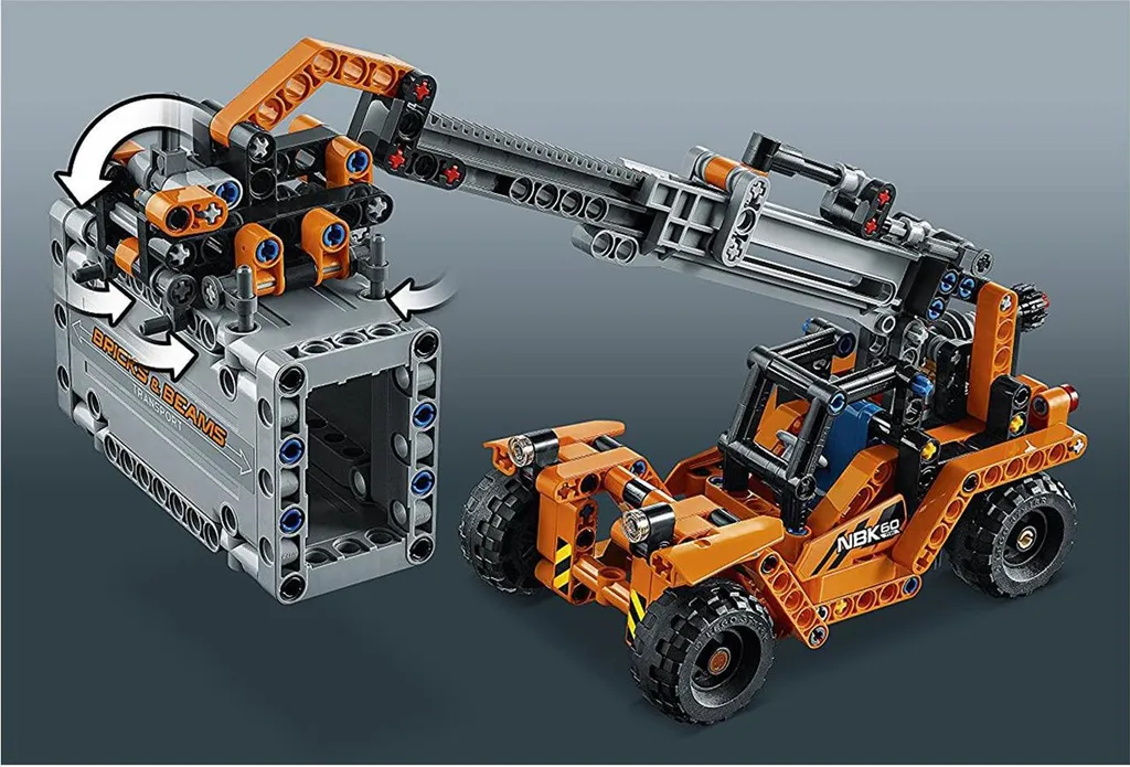 Jeu de construction de transport de conteneurs LEGO Technic 42062 bleu - 5