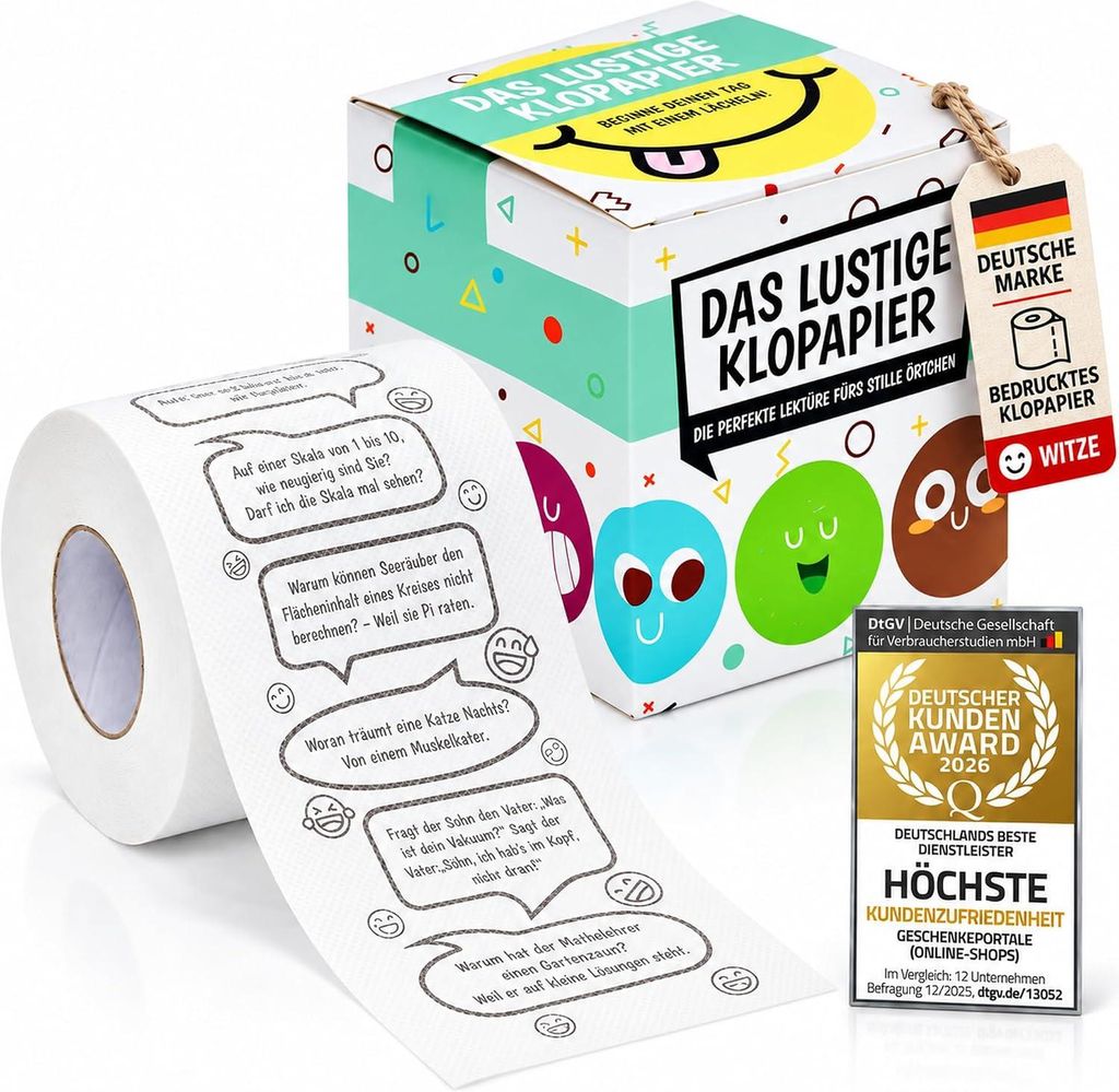 Zábavný toaletový papier s potlačou vtipov – žartovný Obrázok produktu 