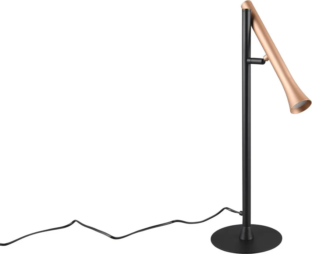 Luminaire LED dimmable FIATO Trio 400 lm en métal noir et marron
