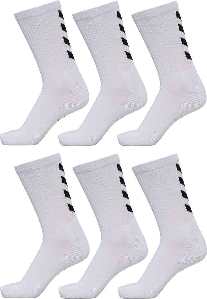 hummel Sport Socken 6-er Pack Freizeit Socken Spar-Set Größe: 32-35