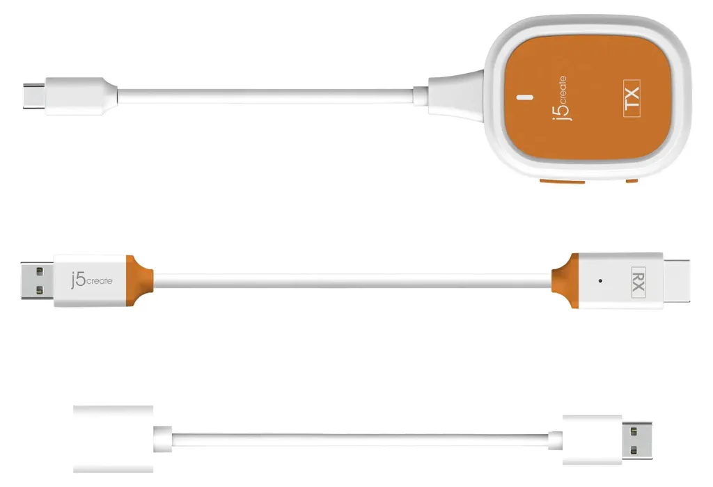 Diffusez sans câbles HDMI : J5Create Screencast USB-C Sans Fil FHD