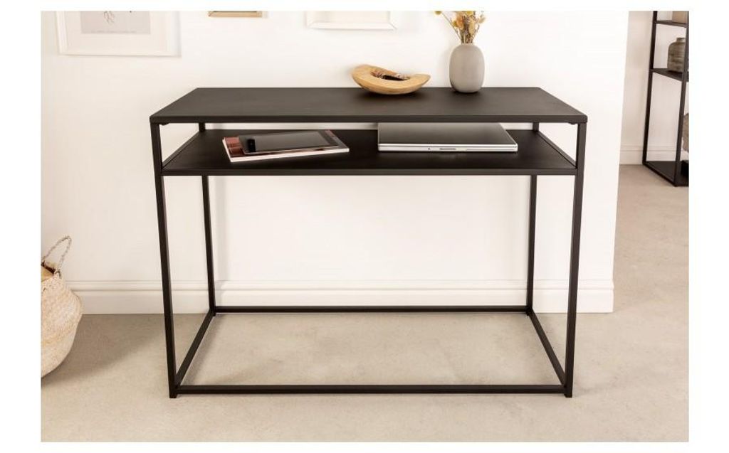 Invicta Dure Stell Console 100 cm schwarz