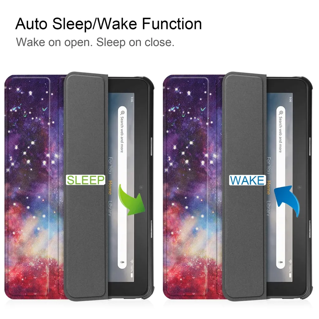 Cover Fire 7 2022 12th Gen con Stand e Auto Wake/Sleep - Slim Case - 2