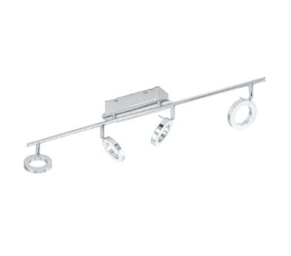 LED-Leuchtschiene 4-flammig CHROM/SAT. NAUDELLA