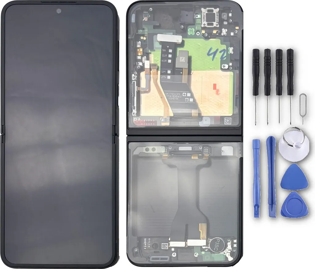 Écran LCD Samsung Galaxy Z Flip7 FE GH82-37734A pour changer vitre cassée