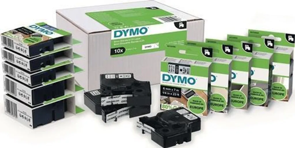DYMO D1 Standard - Blue on White - 12mm nastro per etichettatrice - 35