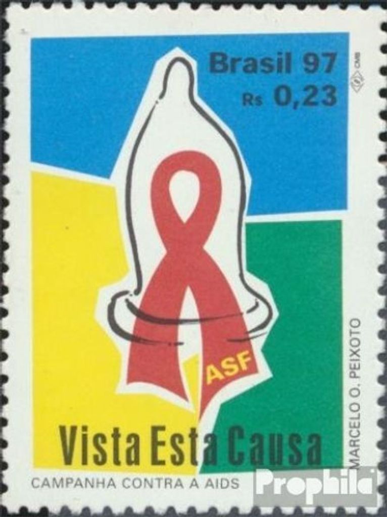 Briefmarken Brasilien 1997 Mi 2745 (kompl.Ausg.) postfrisch Kampf gegen Aids