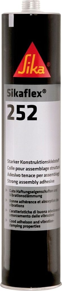 Sika Konstruktionsklebstoff Sikaflex®-252 schwarz 300 ml Produktbild 