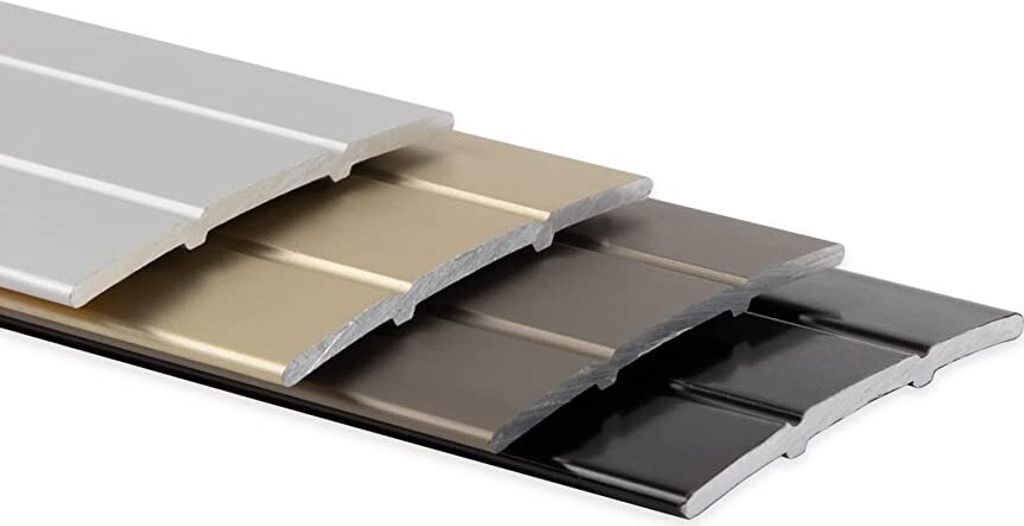 Übergangsprofil Aluminium 38 mm Vorgebohrt Sahara