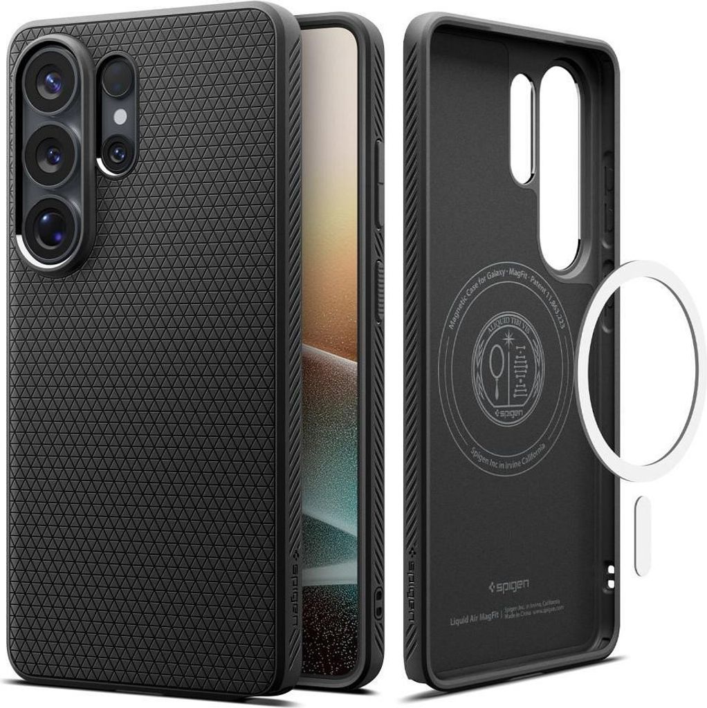 SPIGEN case LIQUID AIR MAG kompatibel mit MagSafe passend für SAMSUNG S26 Ultra matte black