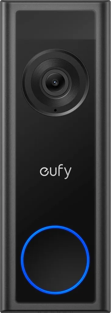 Eufy Sonnette Vidéo C31 T8223312 avec Carte SD Local Storage Intégré