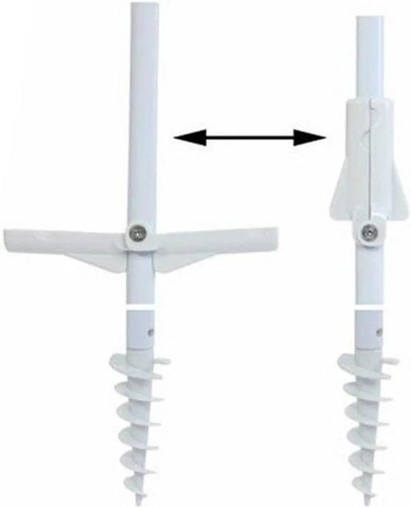 Parasol 180 cm résistant au vent - Métal solide pour mobilier de jardin