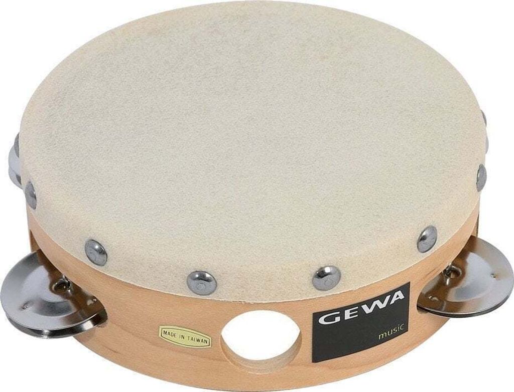 GEWA 841300 Traditional Natural 6" Fellbezogenes Tambourin