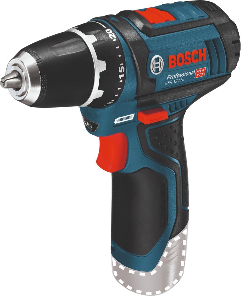 Akumulátorový vŕtací skrutkovač Bosch GSR 12V-15, sólo Obrázok produktu 