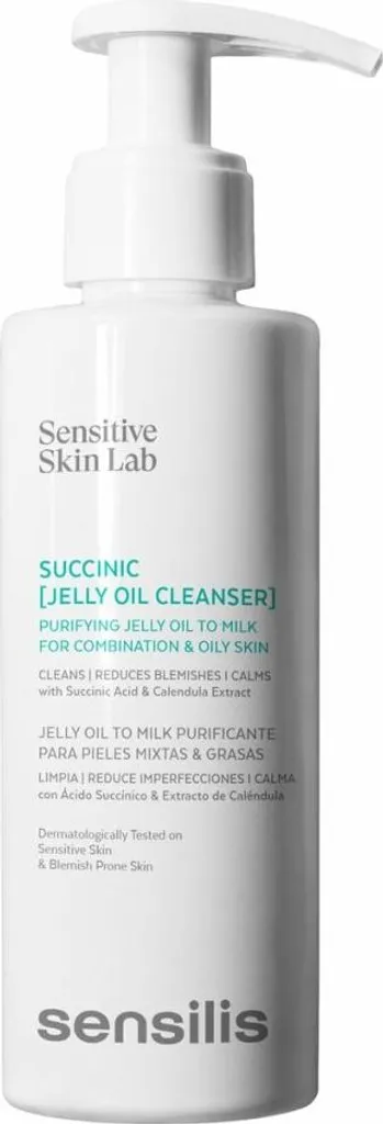 Gel Nettoyant Sensilis Succinic Gel In Oil 150ml Peaux Grasses Mixtes